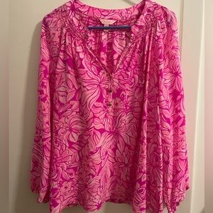 Lilly Pulitzer Elsa Blouse- XL